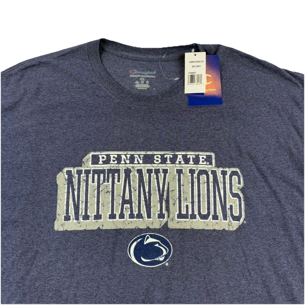 Penn State Nittany Lions T Shirt Mens 2XL Heather NWT Champion